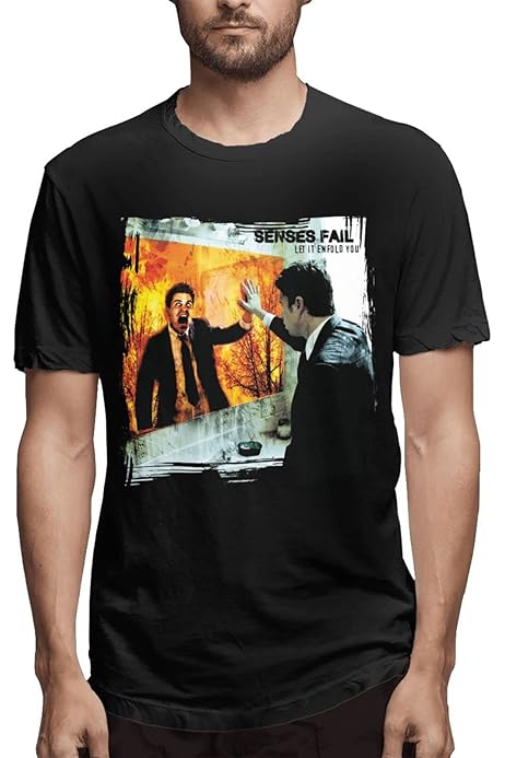 Amazon.com: RockJAda Senses Fail Let It Enfold You T Shirt Mens